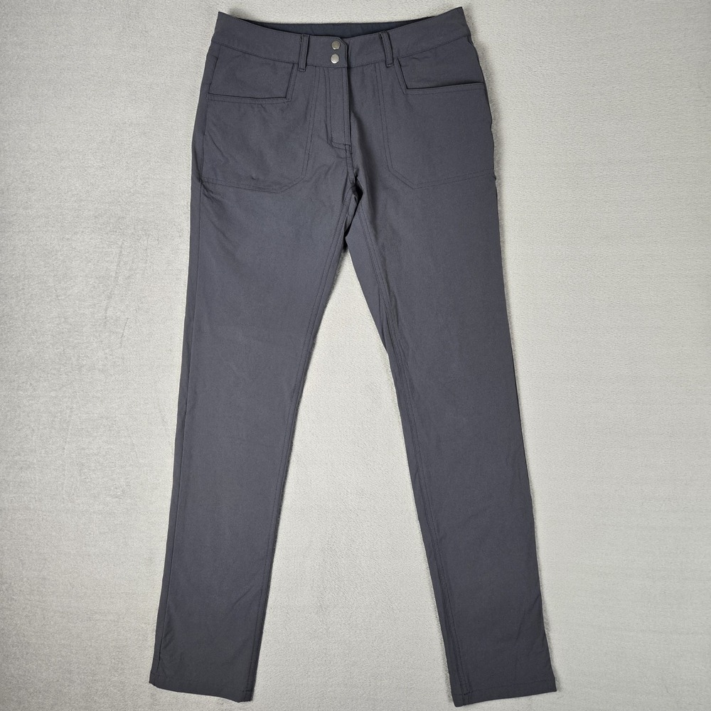 Rab Motive Pants Womens XS Gray Chino Straight Leg Outdoor Hiking Camping